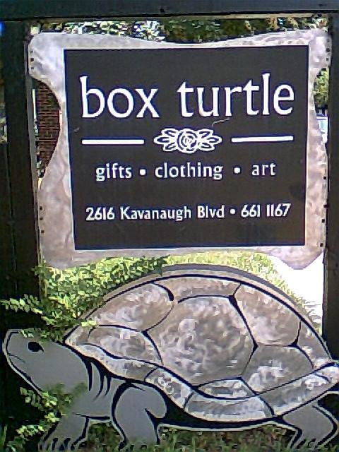 The Box Turtle in the Heights in Little Rock