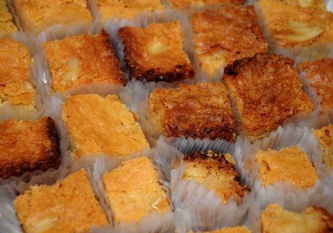 Pili cake - signature sweet delicacy from Bikol