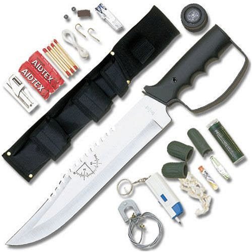 United Cutlery Bushmaster Ultimate Survival Knife with Flashlight and Kit
