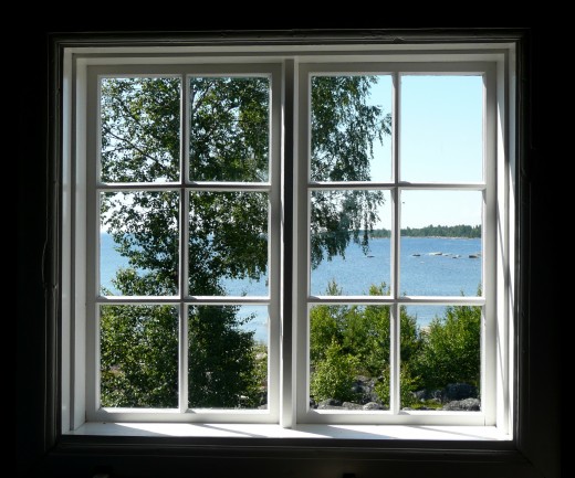 A bare window lets in a lot of light -sometimes too bright for your eyes. Protect your eyes with solar shades.