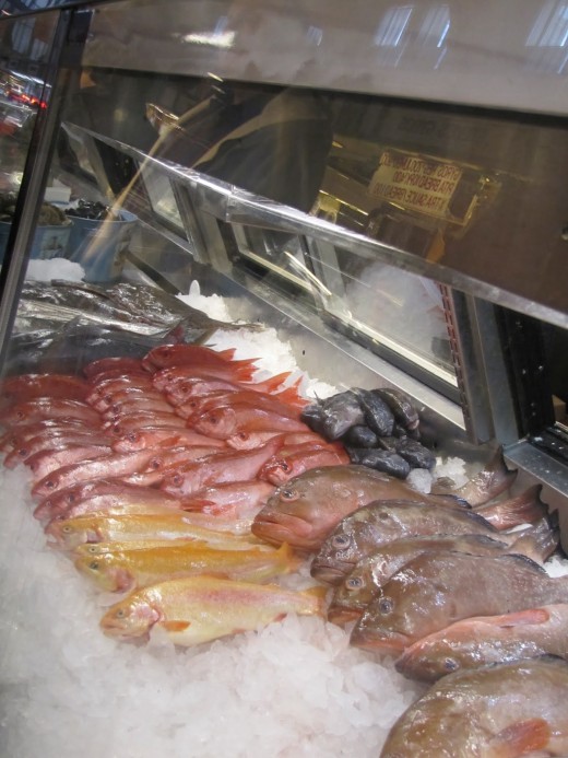 Seafood at the West Side Market