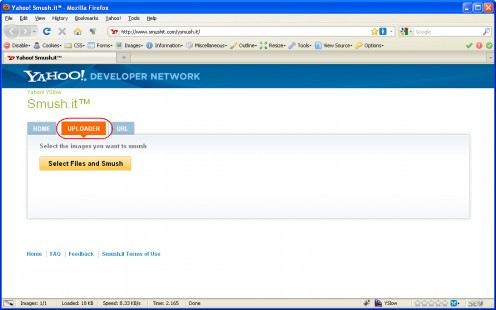 Diagram 5.  Click the Uploader button.