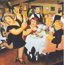 Beryl Cook - "Dining Out"