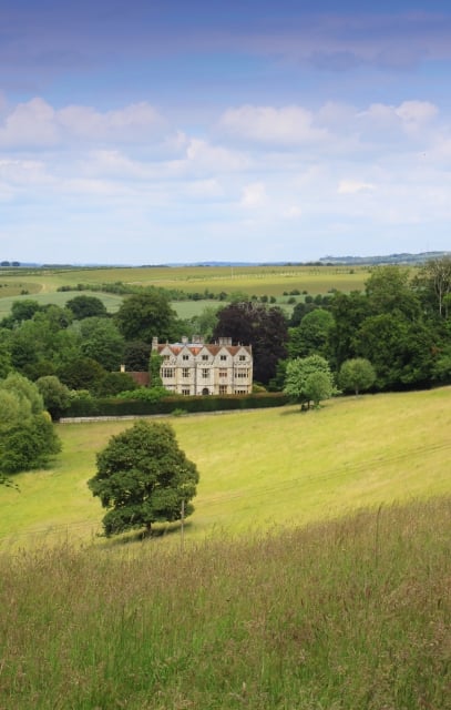 A mansion in the English countryside - a life left behind