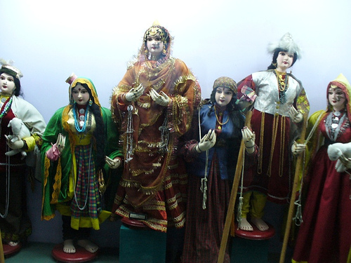 Beautiful local doll art from Dolls Museum in Delhi