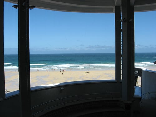 Cornish Art Galleries: The Tate St Ives views. 