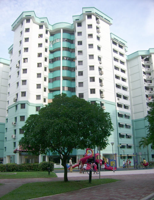 Typical HDB residential block