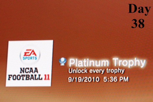 I finally done it! I finally unlocked a platinum trophy on the Playstation 3!  It's the first one I've ever unlocked (and quite possibly the last).  I can now mark this off my bucket list.