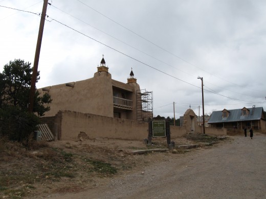 San Jose de Gracia Catholic Church in Las Trampas, New Mexico