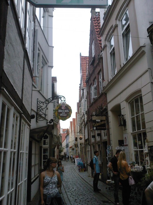 One of the "larger" streets.