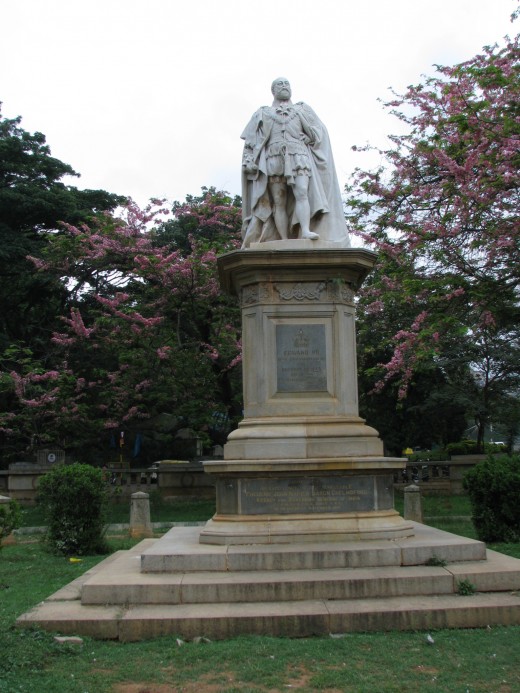 King Edward VII statue in Cubbon Park