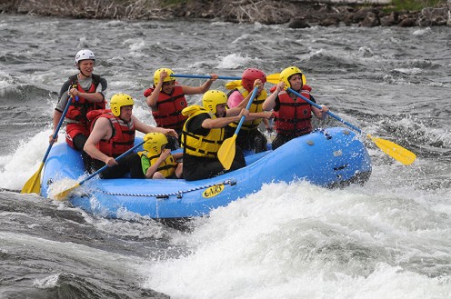 Rafting in Sweden