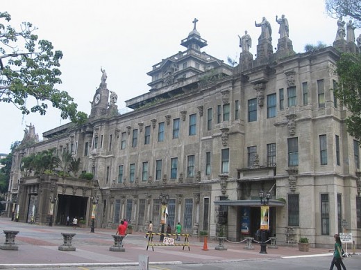The Main Building of the University of Santo Tomas (UST) as it now stands in Espana Avenue, Manila