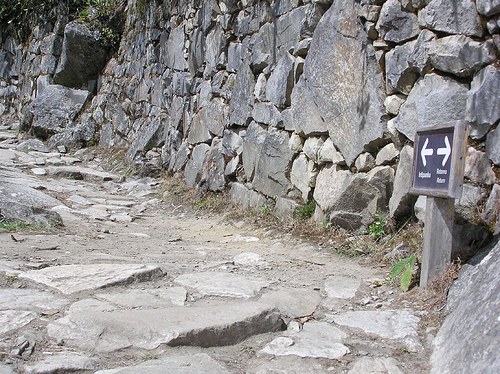 You can see the marvelous Inca architecture while hiking the Inca Trail to Machu Picchu 