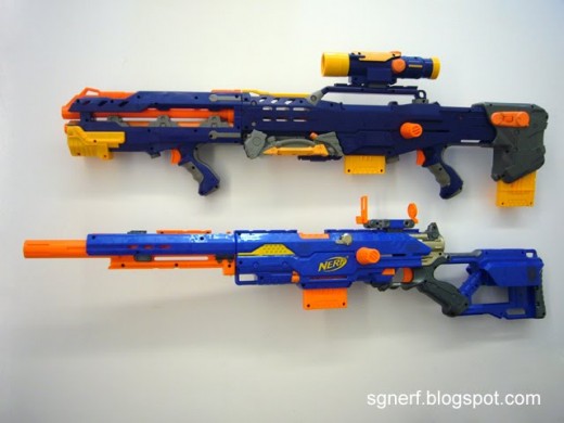 Longshot (top) and Longstrike (bottom).
