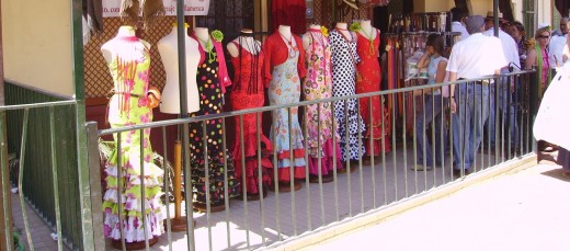 If you have dreamed of flamenco dresses sice you were a little girl - El Rocio is the place to make your dream come true