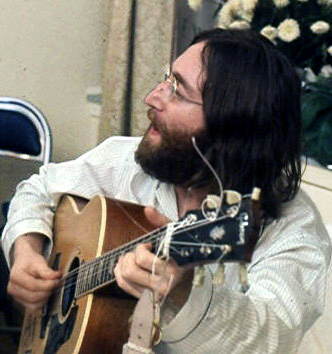 John Lennon Photo  Photo by Roy Kerwood.