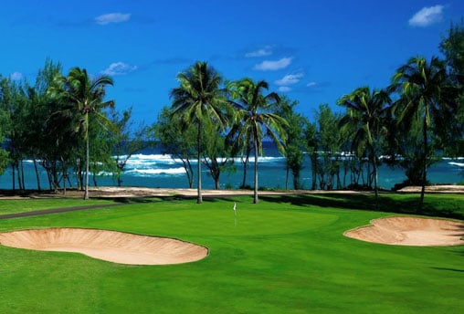 Over 40 golf courses to choose from on Oahu