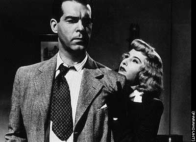 Fred MacMurray and Barbara Stanwyck in Double Indemnity