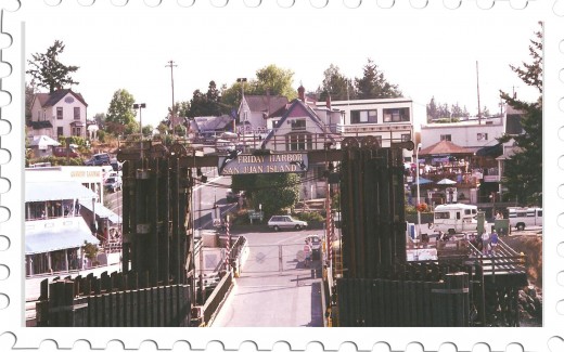 Ferry Terminal Friday Harbor and a bit of downtown