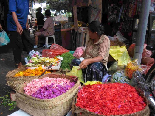 Local market place in Ubud, Bali