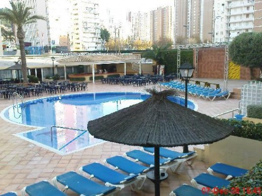 small pool area