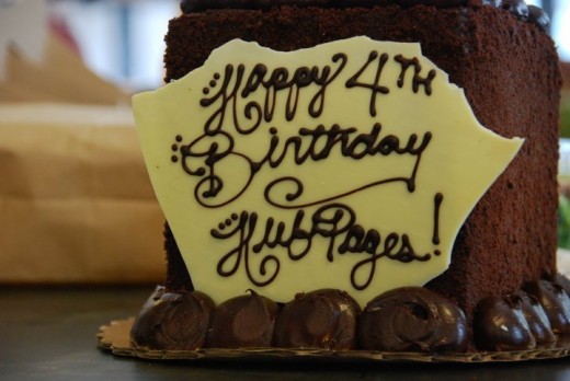 HubPages 4th Birthday c/o HubPages