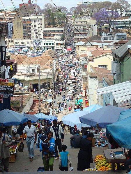 Antananarivo, the capital of Madagascar.