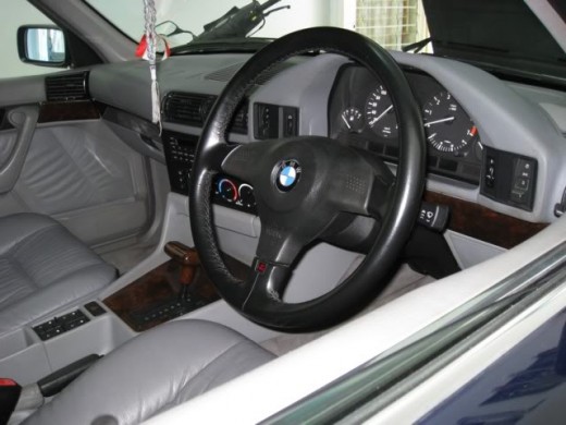 BMW E34 interior