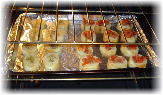 Homemade Garlic Bread and Bruschetta