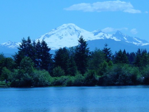 Mt. Baker-view from the lake