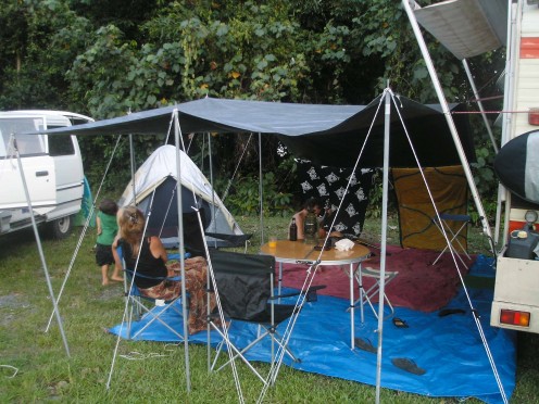 Our camp - more comfortable than it looks