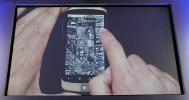 Google Earth on the Nexus.  One of the top android applications. 