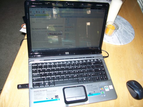 My very own laptop.