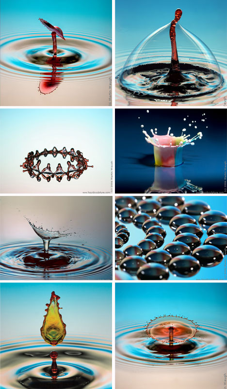 A sampling of Martin Waugh's liquid sculptures. More at http://www.liquidsculpture.com/ 