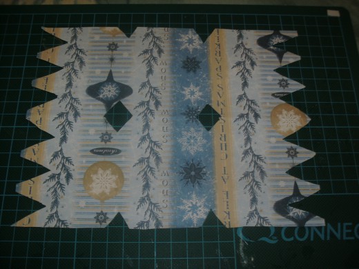 Cover with patterned paper
