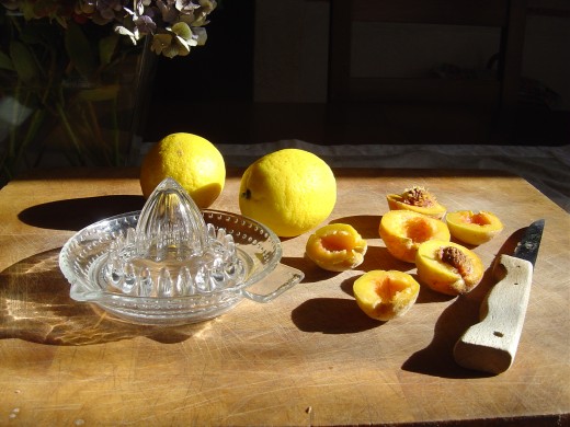 I don't like sweet jam so I use plenty of lemon