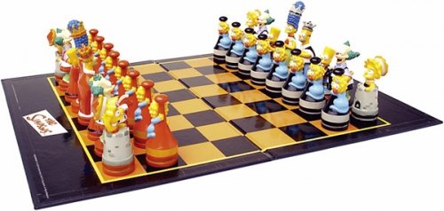Simpsons 3D Chess Set