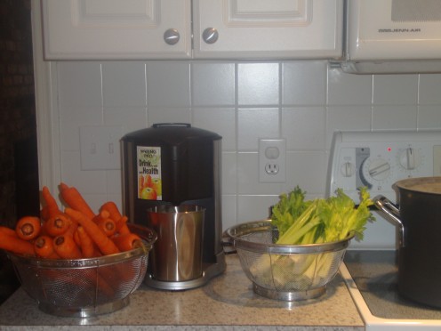 Ready to juice vegetables for the Anti-Cancer Soup
