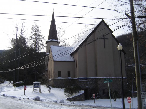 View of the Chapel in Winter