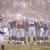 The New York Jets huddle in a driving rain during the second quarter of an NFL football game against the Minnesota Vikings on Monday, Oct. 11, 2010, in East Rutherford, N.J. (AP Photo/Bill Kostroun)