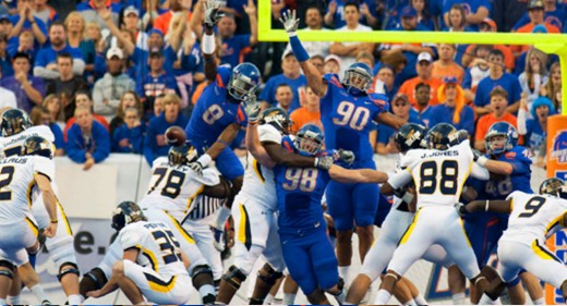 Boise State had its way with Toldeo 57-14 last Saturday.