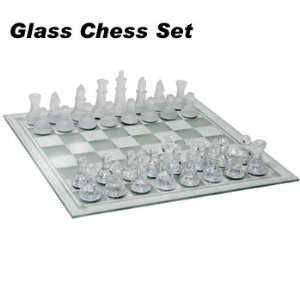 Beautiful Glass Chess Set