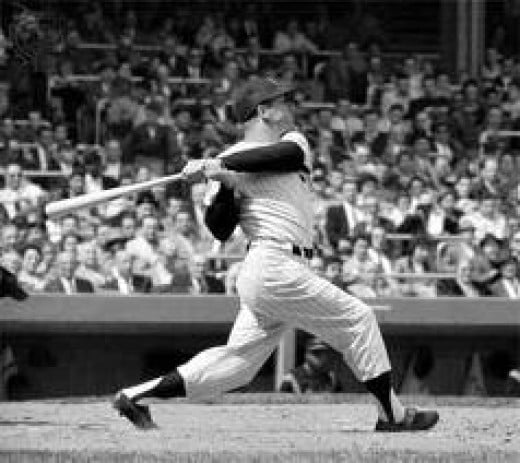 Mickey Mantle - the closest thing, historically, to Josh Hamilton in MLB.