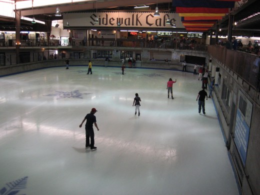 Ice skating at Ober Gatlinburg.