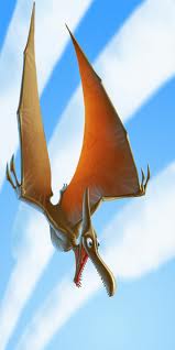 P is for Pterodactyl  Legend has it the shout "Geronimo!" originated with these guys