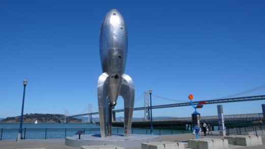 Street art and the Bay Bridge