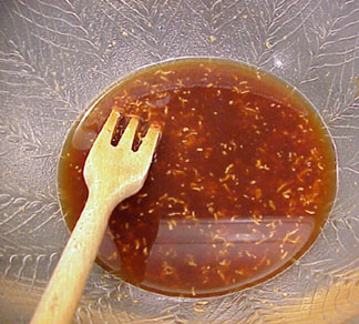 The simplest marinade I make is soy sauce with fresh minced garlic and ginger in it.