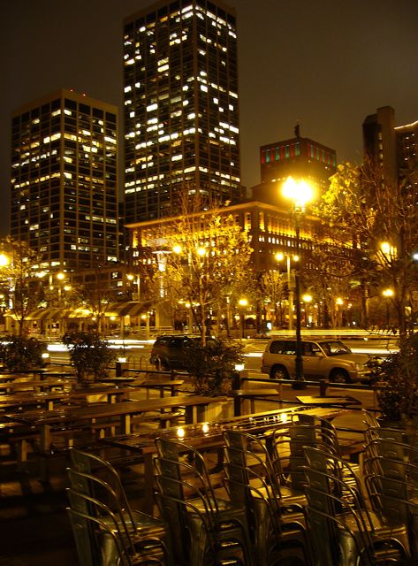 Night time magic - it's the lighting.