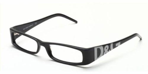 D&G Style 1114 Eyeglasses - Dolce and Gabbana helped bring back old fashion eyewear into new fashion with the company's logo printed on all products.